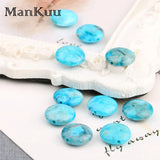 15mm Flat Round Crazy Agate Beads Natural Stone Beads 20pcs/Lot