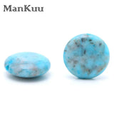 15mm Flat Round Crazy Agate Beads Natural Stone Beads 20pcs/Lot