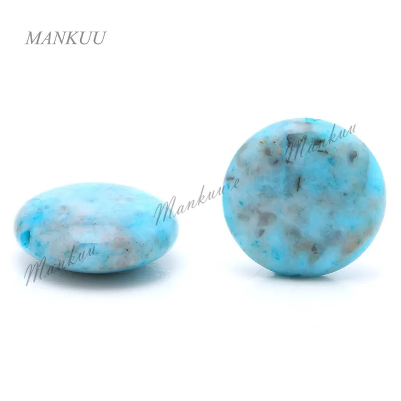 15mm Flat Round Crazy Agate Beads Natural Stone Beads 20pcs/Lot