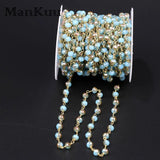 4*6mm Rondelle Crystal Bead Chain 5M/Lot