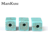 4x8mm Rectangular Column Turquoises Stone Beads For Jewelry Making