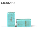 4x8mm Rectangular Column Turquoises Stone Beads For Jewelry Making