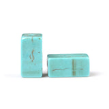 4x8mm Rectangular Column Turquoises Stone Beads For Jewelry Making