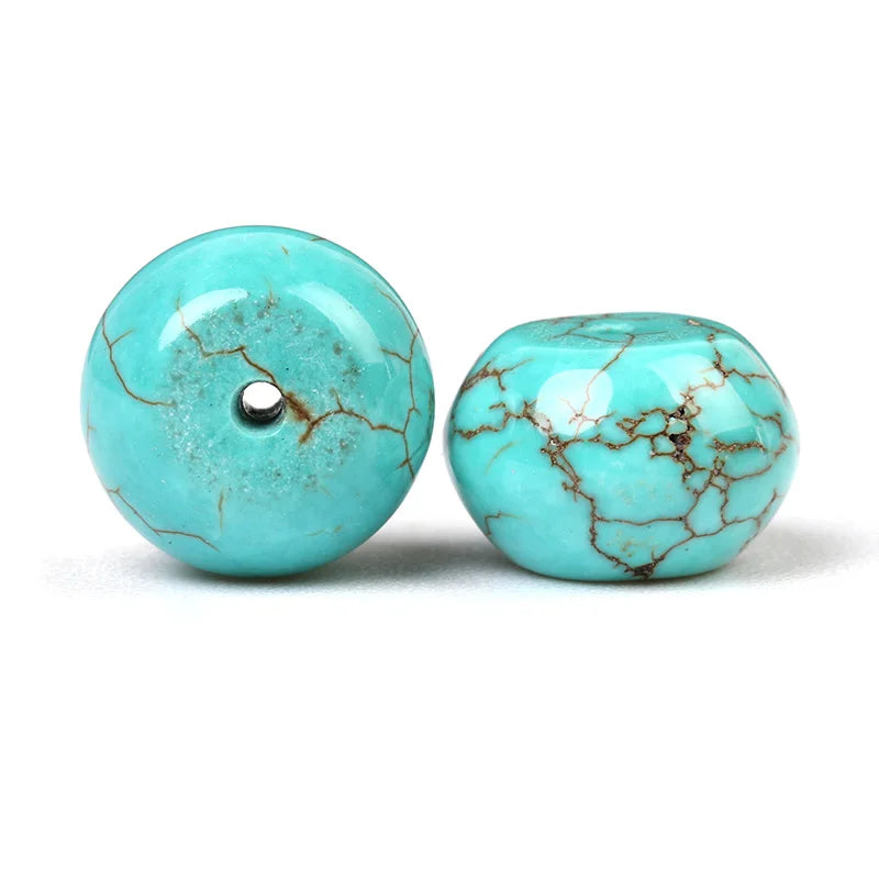 6x10 mm Abacus Turquoises Beads Rondelle Green Beads For Jewelry Making 20pcs