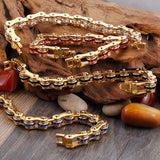 Stainless Steel Bicycle Link Chain Bracelet for Men