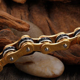 Stainless Steel Bicycle Link Chain Bracelet for Men