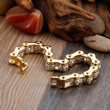 Stainless Steel Bicycle Link Chain Bracelet for Men