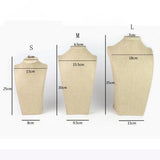 Velvet Necklace Display Stand Holder for Shows