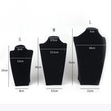 Velvet Necklace Display Stand Holder for Shows