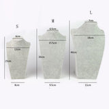 Velvet Necklace Display Stand Holder for Shows