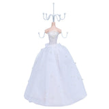 Jewelry Display Stand Skirt Model Rack Earring Bracelet Necklace Holder