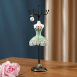 Metal Mannequin Dress Holder Jewelry Rack with 6 Hooks