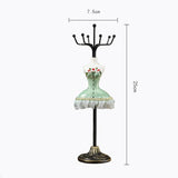 Metal Mannequin Dress Holder Jewelry Rack with 6 Hooks