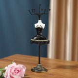 Metal Mannequin Dress Holder Jewelry Rack with 6 Hooks