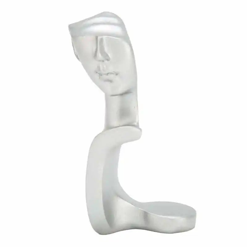 Sliver Mannequin Earring & Necklace Display Stand for Pendant