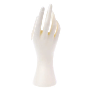 White Mannequin Hand Jewelry Display Stand Holder