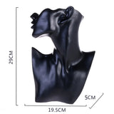 Jewelry Stand Organizer Mannequin Display Bust Necklace Pendants Model