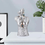 Resin Jewelry Necklace Display Bust Holder Rack for Necklaces