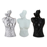 Resin Jewelry Necklace Display Bust Holder Rack for Necklaces
