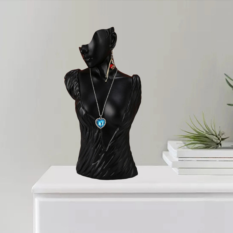 Resin Jewelry Necklace Display Bust Holder Rack for Necklaces