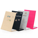 Velvet Suede Jewelry Display Stand Holder Rack