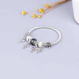 Mixed Crystal Chakra Bracelet with Heart Charm