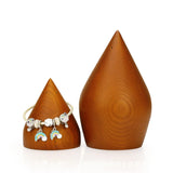 Solid Wood Bracelet & Earrings Display - Creative Conic Jewelry Frame