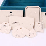 Manufacturer's Direct Beige Paper Hanging Card 3.5*8cm 100pcs