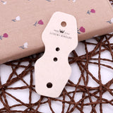 Manufacturer's Direct Beige Paper Hanging Card 3.5*8cm 100pcs