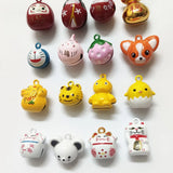 Enamel Cartoon Jingle Bell Charms Christmas Pet Jewelry