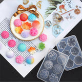 Flowers Shape Epoxy Resin Mold Cake Fondant DIY Decoration Chocolate Sugar Polym