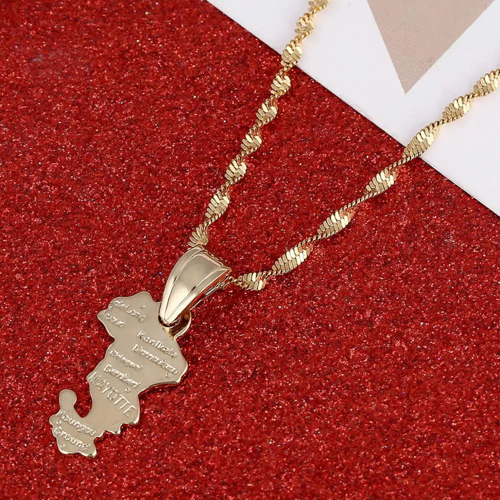 Mayotte Pendants Necklace French Jewelry for Women