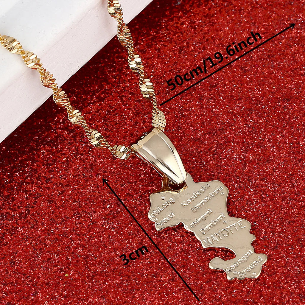 Mayotte Pendants Necklace French Jewelry for Women