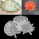 Maple Banana Leaf Coaster Silicone Molds for DIY Kitchen Decoration