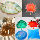 Maple Banana Leaf Coaster Silicone Molds for DIY Kitchen Decoration