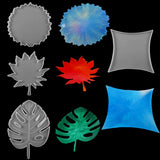 Maple Banana Leaf Coaster Silicone Molds for DIY Kitchen Decoration