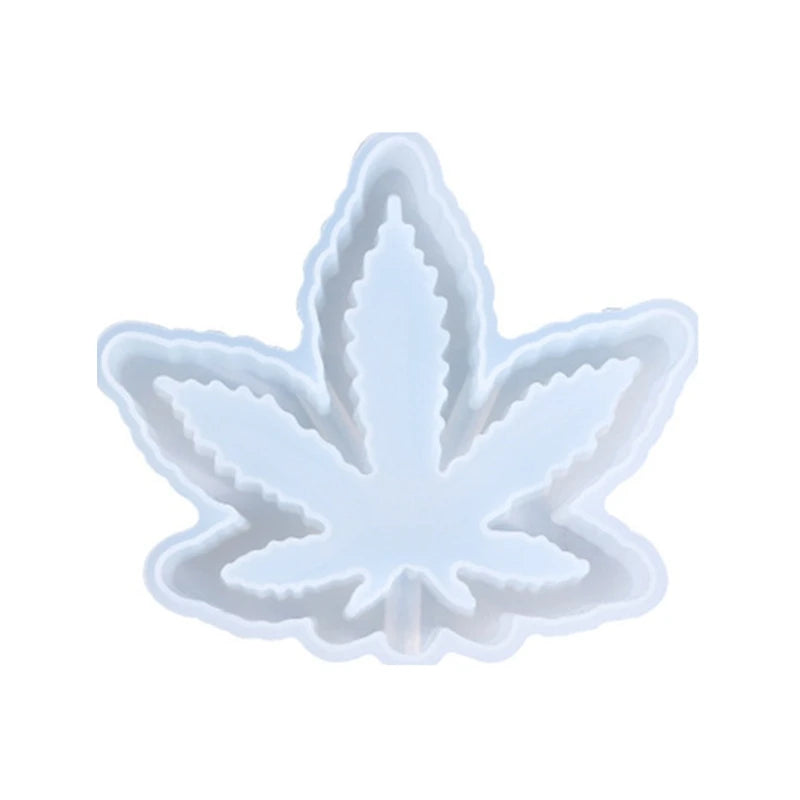 Maple Leaf Ashtray Silicone Mould DIY Crafts Soap Plaster Jewelry Making Tool