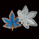 Maple Leaf Ashtray Silicone Mould DIY Crafts Soap Plaster Jewelry Making Tool