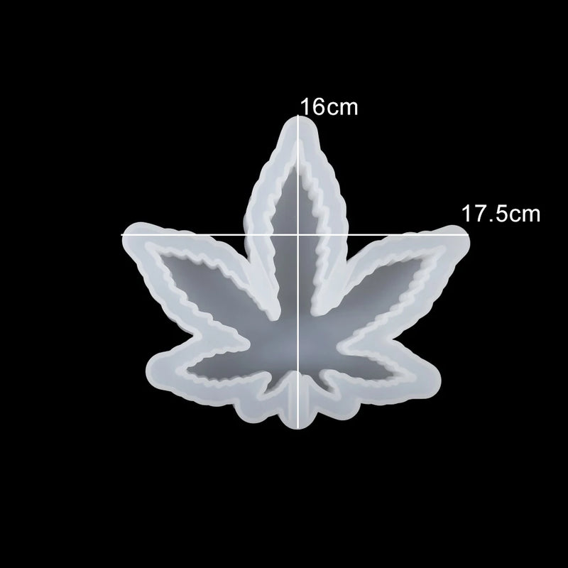 Maple Leaf Ashtray Resin Molds for DIY Casting Decor