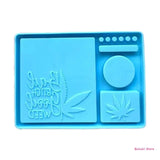 Maple Leaf Letter Tray Epoxy Mold Cosmetic Box Storage Organizer
