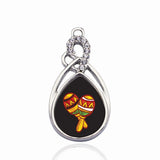 Maracas Circle Charm for DIY Jewelry Making