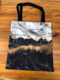 Personalized Marble Handbag Tote Bag for Women Large Capacity Shopping Tote