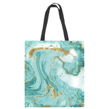 Personalized Marble Handbag Tote Bag for Women Large Capacity Shopping Tote