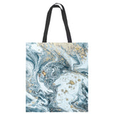 Personalized Marble Handbag Tote Bag for Women Large Capacity Shopping Tote