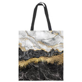 Personalized Marble Handbag Tote Bag for Women Large Capacity Shopping Tote