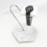 Marble & PU Watch Display Stand Jewelry Organizer Bracket