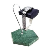 Marble & PU Watch Display Stand Jewelry Organizer Bracket