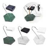 Marble & PU Watch Display Stand Jewelry Organizer Bracket