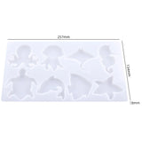 Marine Animals Crystal Epoxy Resin Silicone Mold Octopus Whale Keychain