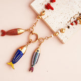 Pink Marine Fish Choker Necklace for Girls Women Ladies